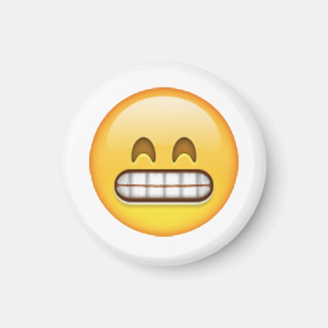 Imã Grinning - Emoji (Frente)