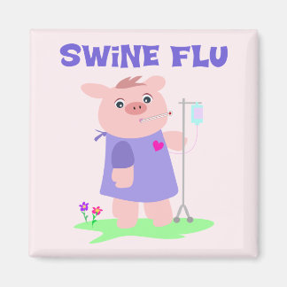 Imã Gripe Suína Engraçado
