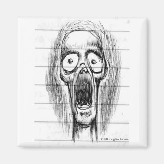 Imã Gritando Cara de crânio