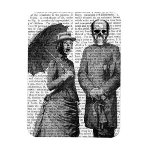 Ímã Gritando Mulher e Caveira