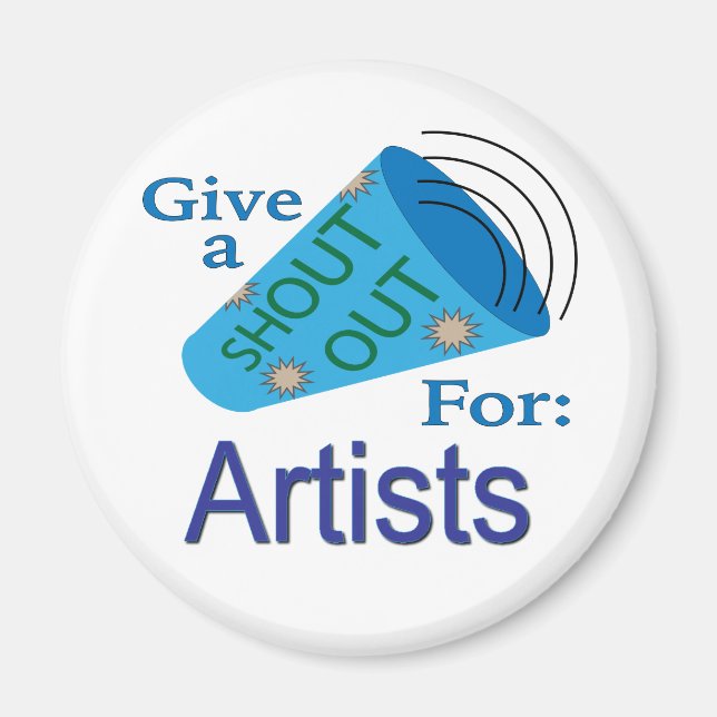 Imã Gritar para Artistas (Frente)