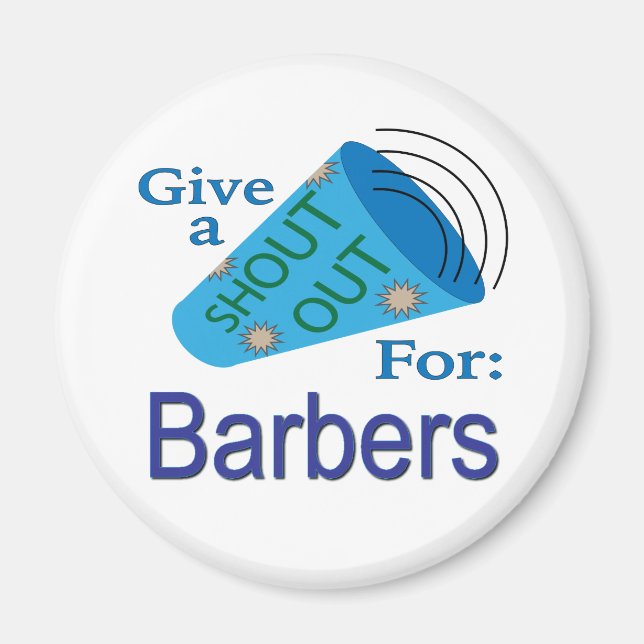 Imã Gritar para Barbers (Frente)