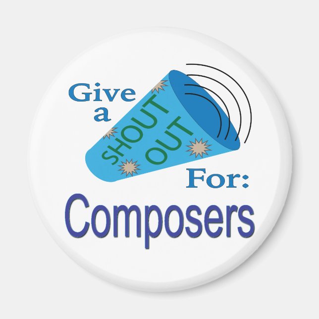 Imã Gritar para Compositores (Frente)