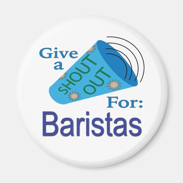 Imã Gritar por Baristas (Frente)