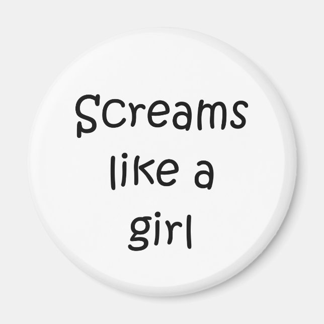 Imã Gritares Como Uma Rapariga (Frente)