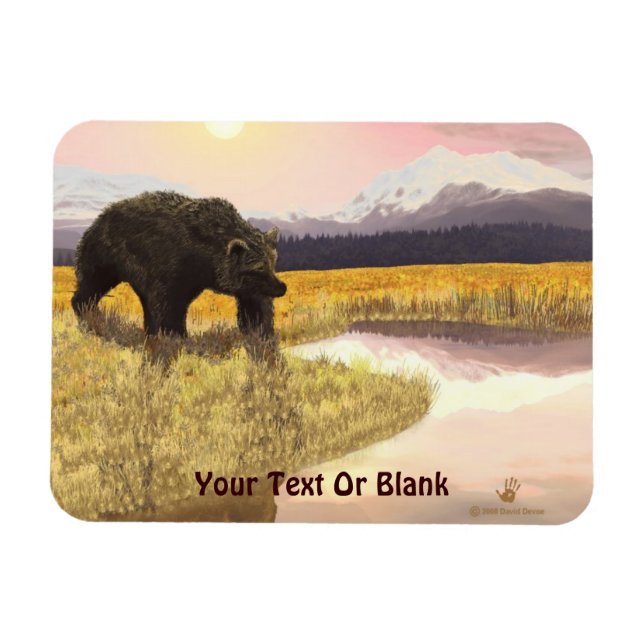Ímã Grizzly Pond (Horizontal)