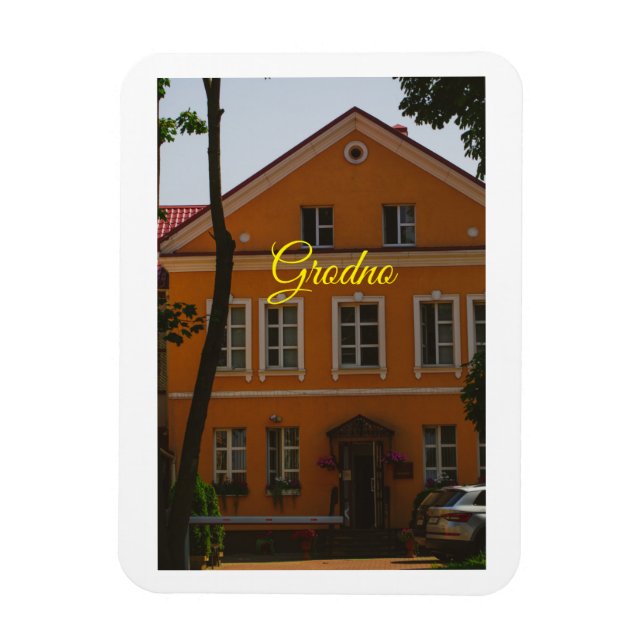 Ímã Grodno Belarus Architecture Street Building (Vertical)