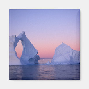 Imã Groenlândia, Iceberg ao pôr do sol.