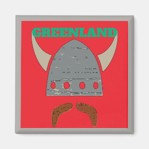 Imã GRONELÂNDIA, Cabeça de Viking