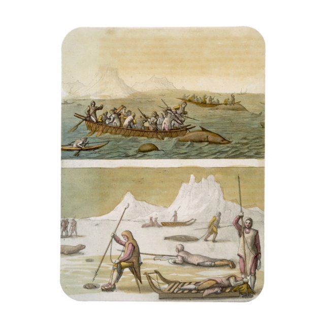 Ímã Gronelândia: Pesca de baleia e caça à foca, a part (Vertical)