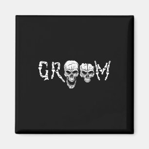 Imã Groom - Solteiro de Casamento de Halloween de Skel