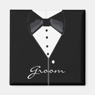 Imã Groom Tuxedo