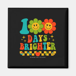 Imã Groovy 100 Dias De Arco-Íris Escolar 100 Dias Brig