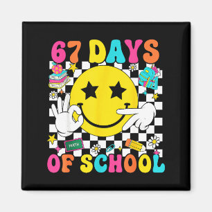 Imã Groovy 67º Dia De Escola 67 Meme Professor Menino