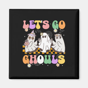 Imã Groovy Boo Vamos Ghouls Halloween Ghost Women Gi