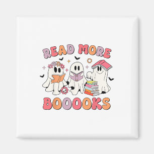 Imã Groovy Boooks Ghost Leia Mais Livros Engraçado Pro