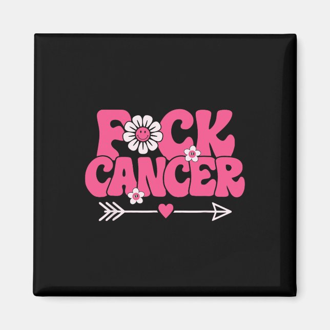 Imã Groovy Fck Cancer (Frente)