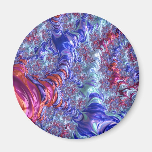 Imã Groovy Fractal (Frente)