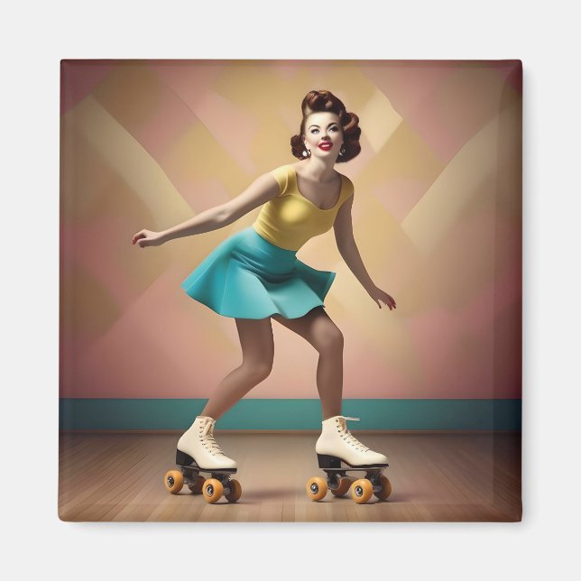 Imã "Groovy Glide: Ritmos Retroativos nas Rodas do Ska (Frente)