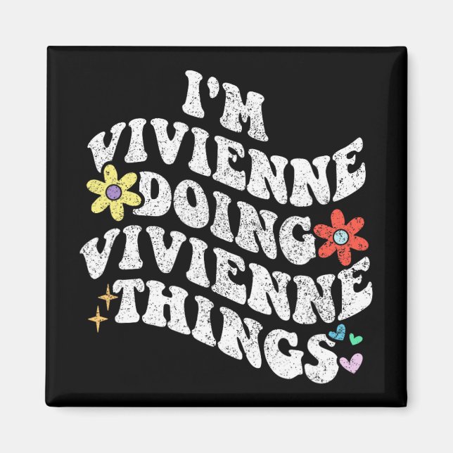 Imã Groovy Im Vivienne Fazendo Vivienne Coisas Engraça (Frente)