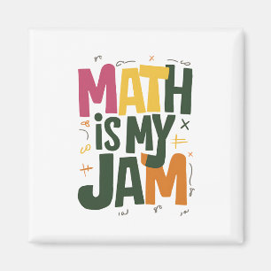 Imã Groovy Math é Minha Paixão Primeiro Dia de Volta à
