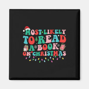 Imã Groovy Natal Mais Propenso A Ler Um Livro No Chr