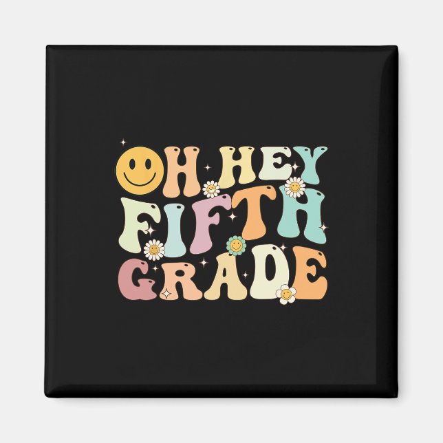 Imã Groovy Oh Ei 5 5º Ano De Volta Ao Ensino (Frente)