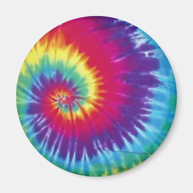 Imã Groovy Tie Dye Hippie Style (Frente)