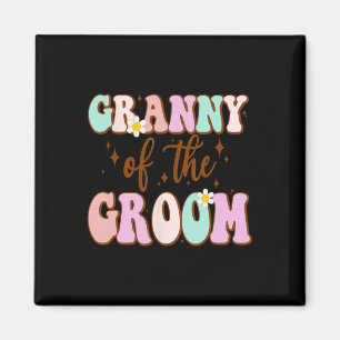 Imã Groovy Vovó Do Chá de casamento Do Groom De Gro