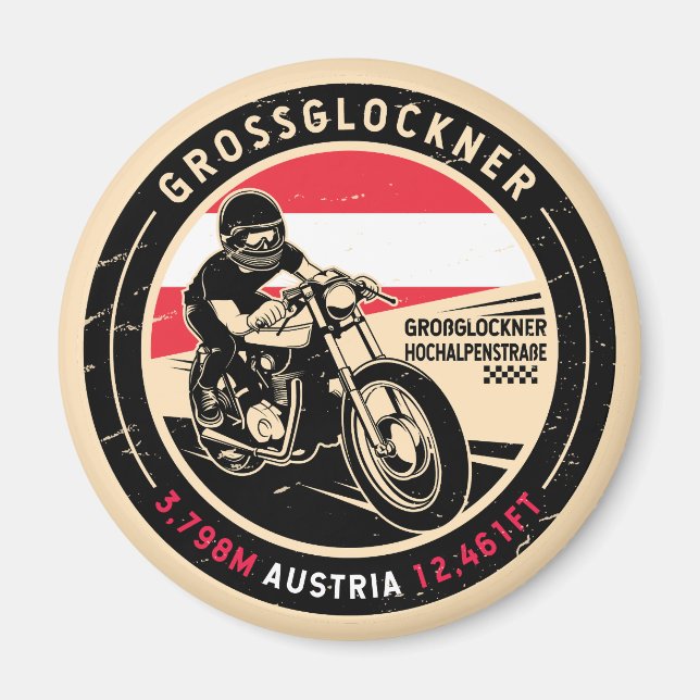 Imã Grossglockner | Áustria | Motociclos (Frente)