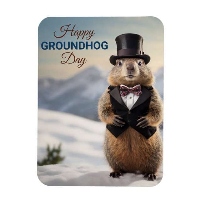 Ímã Groundhog (Vertical)