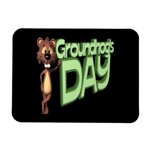 Ímã Groundhogs Day (Horizontal)