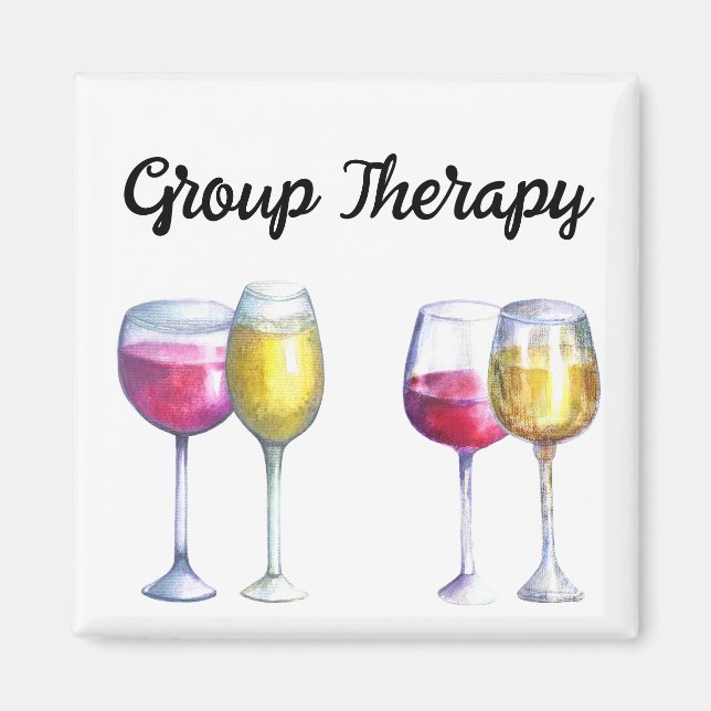 Imã Group Therapy Wine lover Gift  (Frente)
