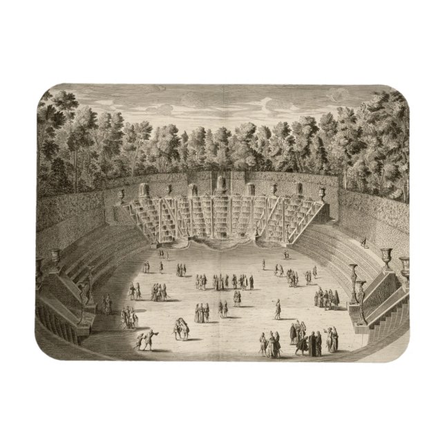 Ímã Grove of Salle du Bal, Versailles, de Les P (Horizontal)
