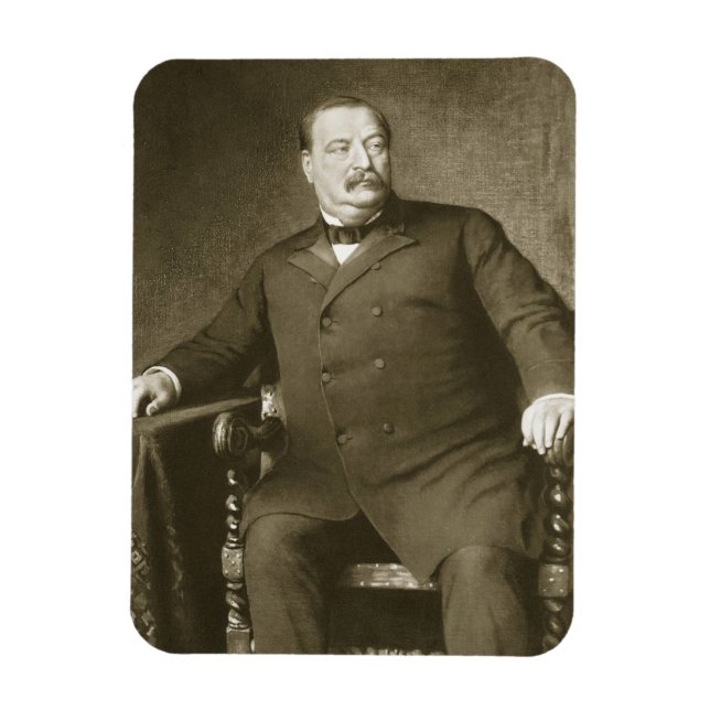 Ímã Grover Cleveland, 22º e 24º Presidente da ONU (Vertical)