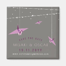 Gruas De Papel Puro E Luzes De Fada Guardam A Data