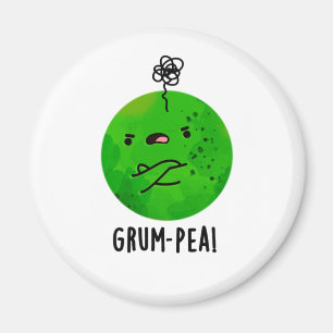 Imã Grum-pea Grumpy Pea Veggie Pun
