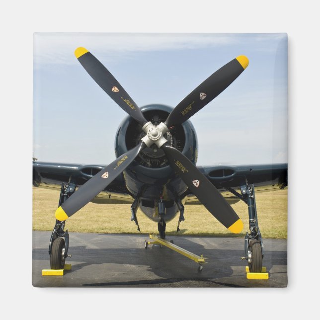 Imã Grumman F8F Bearcat Marinho Carrier Fighter no (Frente)