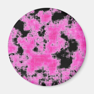 Imã Grunge cor-de-rosa