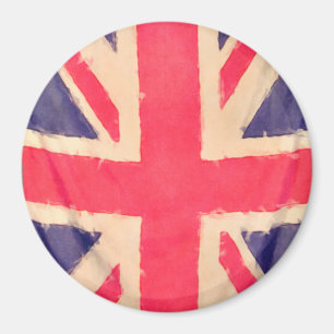 Imã Grunge da BANDEIRA de UNION JACK