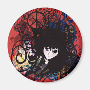 Imã Grunge da paz do Anime