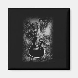 Imã Grunge Guitar Graphic Rock Musical Jazz