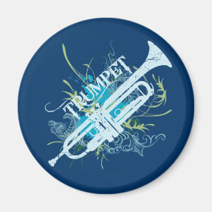 Imã Grunge Trumpet Magnet