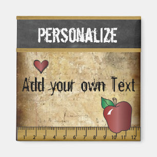 Imã Grunge Vintage - Design do Professor Rustic