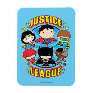 Ímã Grupo da Liga da Justiça de Chibi
