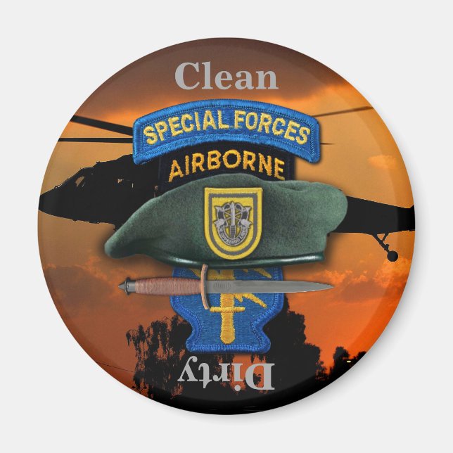 Imã Grupo das Forças Especiais das ruas Green Berets S (Frente)