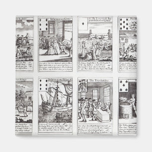 Imã Grupo de descrição dos cartões de jogo Satirica