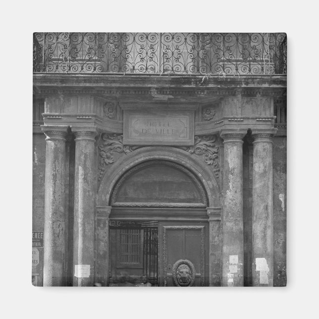 Imã Grupo de estudantes que saem do Hotel de Ville (Frente)