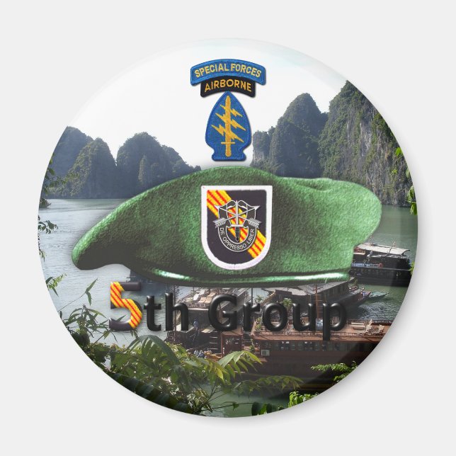 Imã Grupo de Forças Especiais 5 SF SFG Veteranos (Frente)
