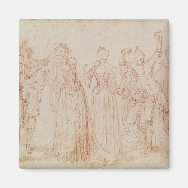 Imã Grupo de Quadrinhos e Atores Trágicos (Frente)